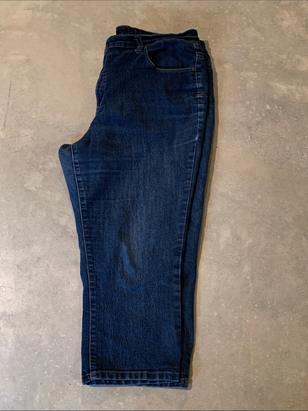 Relativity Blue Denim Crop Jeans Size 18W